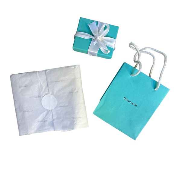 Tiffany & Co. Shopping Bag, Tissue, Box and Bow - Picture 1 of 1
